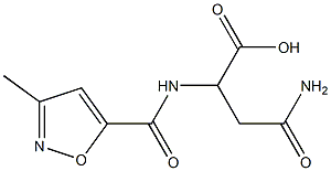 3-carbamoyl-2-[(3-methyl-1,2-oxazol-5-yl)formamido]propanoic acid 结构式