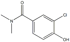 3-chloro-4-hydroxy-N,N-dimethylbenzamide 结构式