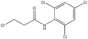 3-chloro-N-(2,4,6-trichlorophenyl)propanamide 结构式