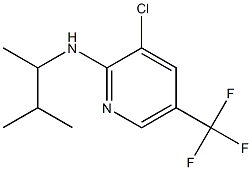 3-chloro-N-(3-methylbutan-2-yl)-5-(trifluoromethyl)pyridin-2-amine 结构式
