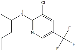 3-chloro-N-(pentan-2-yl)-5-(trifluoromethyl)pyridin-2-amine 结构式