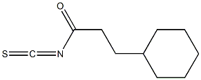 3-cyclohexylpropanoyl isothiocyanate 结构式