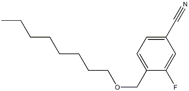 3-fluoro-4-[(octyloxy)methyl]benzonitrile 结构式