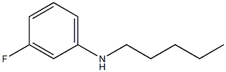 3-fluoro-N-pentylaniline 结构式