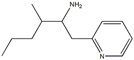 3-methyl-1-(pyridin-2-yl)hexan-2-amine 结构式