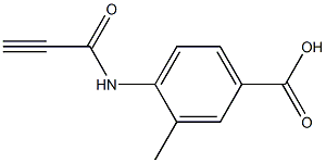 3-methyl-4-(propioloylamino)benzoic acid 结构式