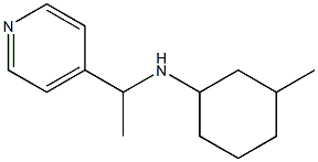 3-methyl-N-[1-(pyridin-4-yl)ethyl]cyclohexan-1-amine 结构式