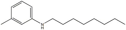 3-methyl-N-octylaniline 结构式