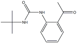 3-tert-butyl-1-(2-acetylphenyl)urea 结构式
