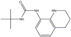 3-tert-butyl-1-1,2,3,4-tetrahydroquinolin-8-ylurea 结构式