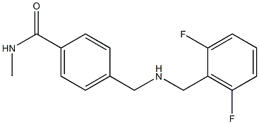 4-({[(2,6-difluorophenyl)methyl]amino}methyl)-N-methylbenzamide 结构式