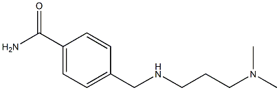 4-({[3-(dimethylamino)propyl]amino}methyl)benzamide 结构式