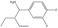 4-(1-amino-2-ethylbutyl)-1,2-difluorobenzene 结构式