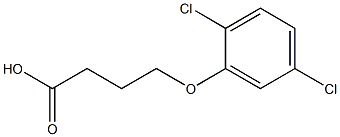 4-(2,5-dichlorophenoxy)butanoic acid 结构式