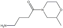 4-(2-methylmorpholin-4-yl)-4-oxobutan-1-amine 结构式