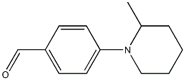 4-(2-methylpiperidin-1-yl)benzaldehyde 结构式