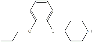 4-(2-propoxyphenoxy)piperidine 结构式