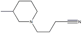 4-(3-methylpiperidin-1-yl)butanenitrile 结构式