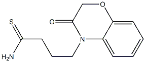 4-(3-oxo-2,3-dihydro-4H-1,4-benzoxazin-4-yl)butanethioamide 结构式