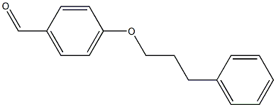 4-(3-phenylpropoxy)benzaldehyde 结构式