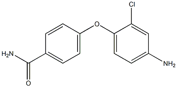 4-(4-amino-2-chlorophenoxy)benzamide 结构式
