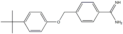 4-(4-tert-butylphenoxymethyl)benzene-1-carboximidamide 结构式