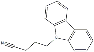 4-(9H-carbazol-9-yl)butanenitrile 结构式