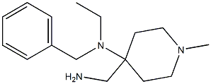 4-(aminomethyl)-N-benzyl-N-ethyl-1-methylpiperidin-4-amine 结构式