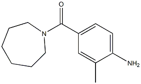 4-(azepan-1-ylcarbonyl)-2-methylaniline 结构式