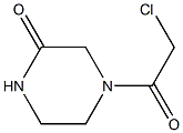 4-(chloroacetyl)piperazin-2-one 结构式