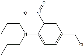 4-(chloromethyl)-2-nitro-N,N-dipropylaniline 结构式