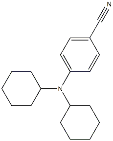 4-(dicyclohexylamino)benzonitrile 结构式