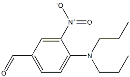 4-(dipropylamino)-3-nitrobenzaldehyde 结构式