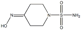 4-(hydroxyimino)piperidine-1-sulfonamide 结构式