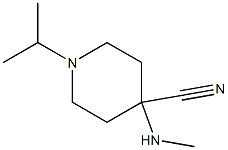 4-(methylamino)-1-(propan-2-yl)piperidine-4-carbonitrile 结构式