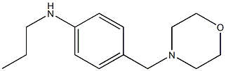 4-(morpholin-4-ylmethyl)-N-propylaniline 结构式