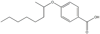 4-(octan-2-yloxy)benzoic acid 结构式