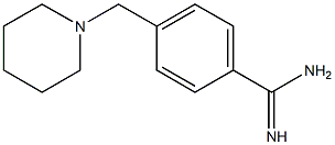 4-(piperidin-1-ylmethyl)benzenecarboximidamide 结构式