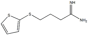 4-(thiophen-2-ylsulfanyl)butanimidamide 结构式