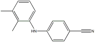 4-[(2,3-dimethylphenyl)amino]benzonitrile 结构式