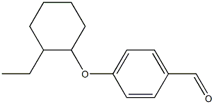 4-[(2-ethylcyclohexyl)oxy]benzaldehyde 结构式