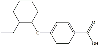 4-[(2-ethylcyclohexyl)oxy]benzoic acid 结构式