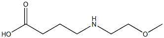 4-[(2-methoxyethyl)amino]butanoic acid 结构式