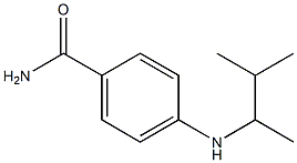 4-[(3-methylbutan-2-yl)amino]benzamide 结构式