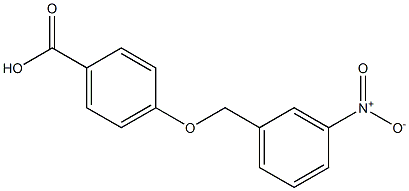 4-[(3-nitrophenyl)methoxy]benzoic acid 结构式
