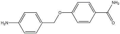 4-[(4-aminophenyl)methoxy]benzamide 结构式