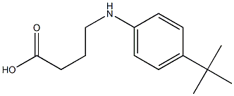 4-[(4-tert-butylphenyl)amino]butanoic acid 结构式