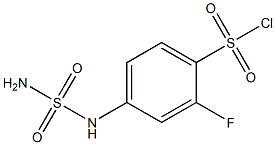 4-[(aminosulfonyl)amino]-2-fluorobenzenesulfonyl chloride 结构式
