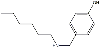 4-[(hexylamino)methyl]phenol 结构式