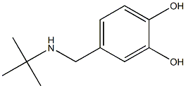 4-[(tert-butylamino)methyl]benzene-1,2-diol 结构式